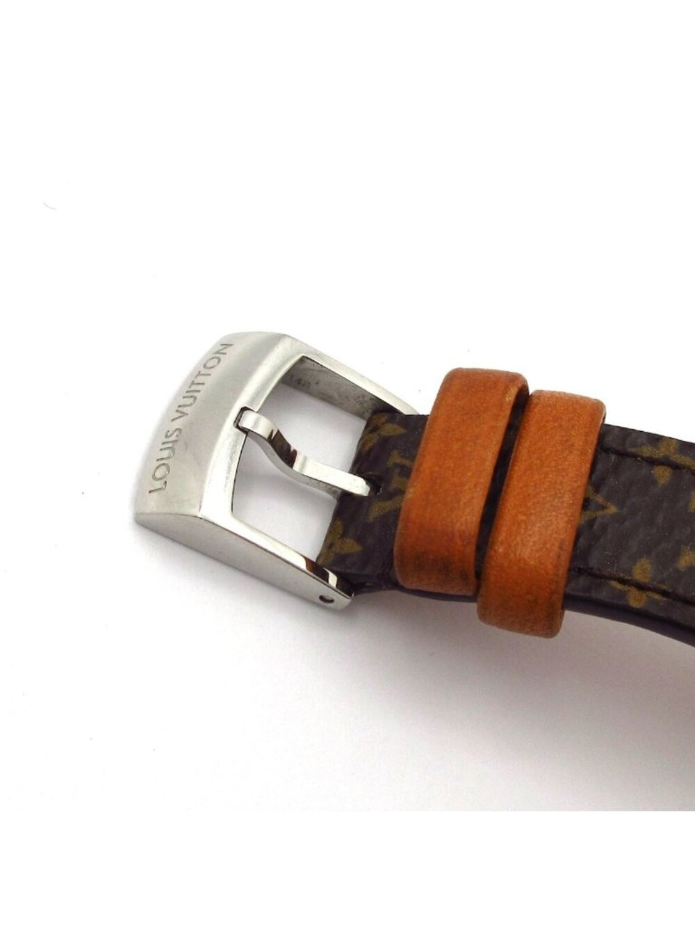 Louis Vuitton Watch Tambour Leather Beige - Picture 6 of 12